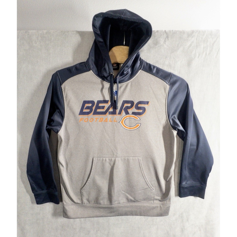 NFL Team Apparel Chicago Bears Hoodie Mens Large Football